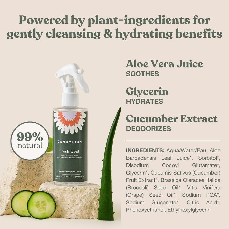 Refill for Fresh Coat Daily Cleansing Spray | Waterless No-Rinse Shampoo