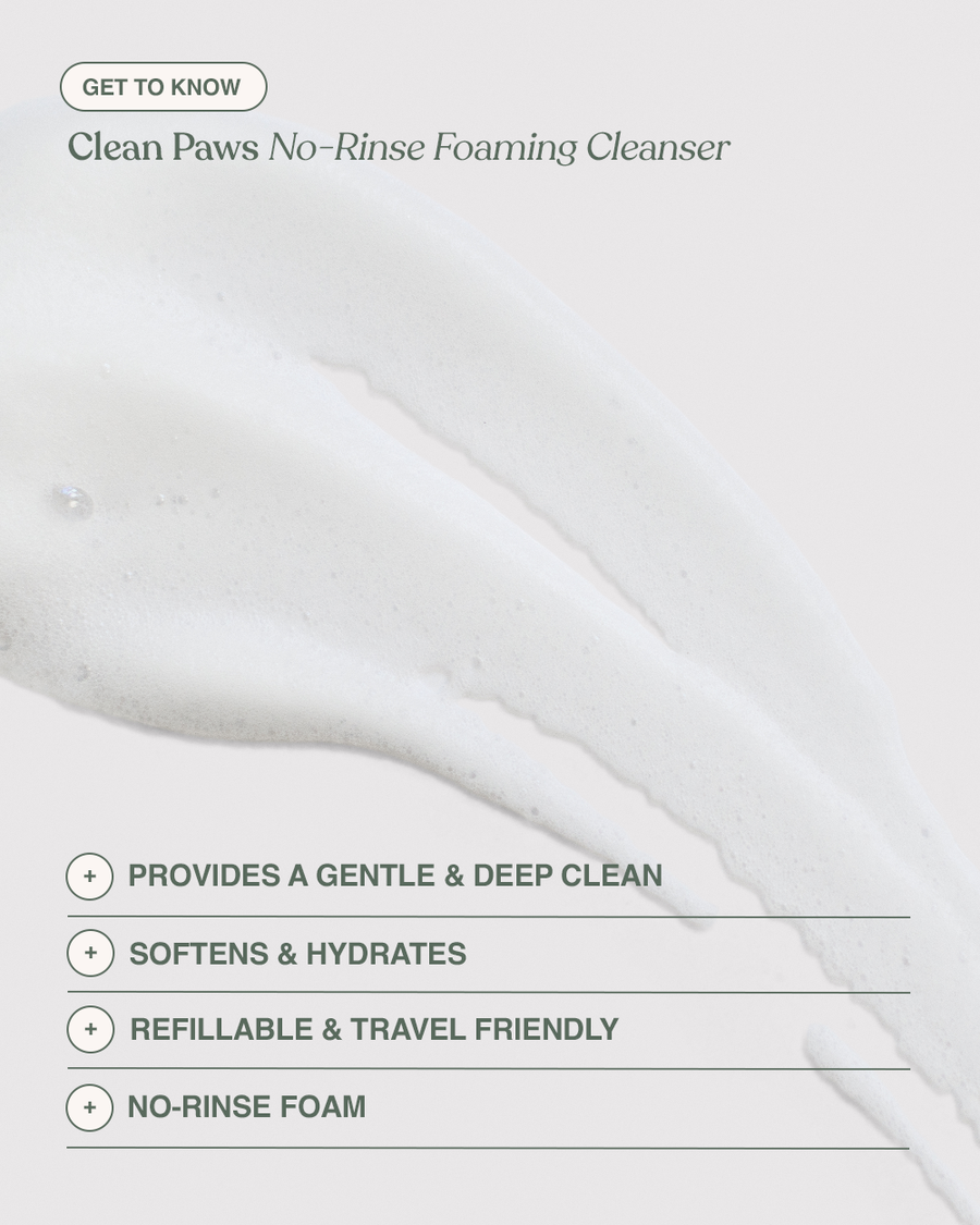 Clean Paws No-Rinse Foaming Cleanser