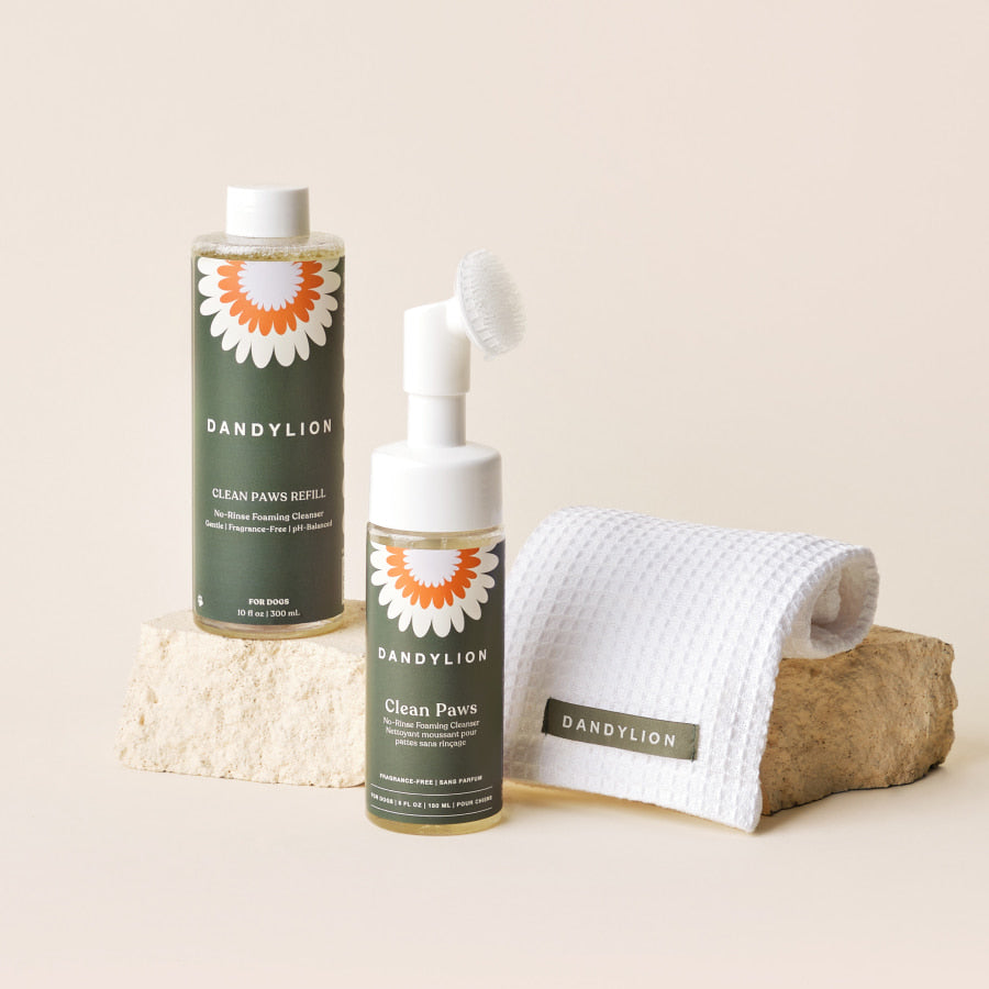 Clean Paws Starter Kit | Paw Cleanser + Towel + Refill