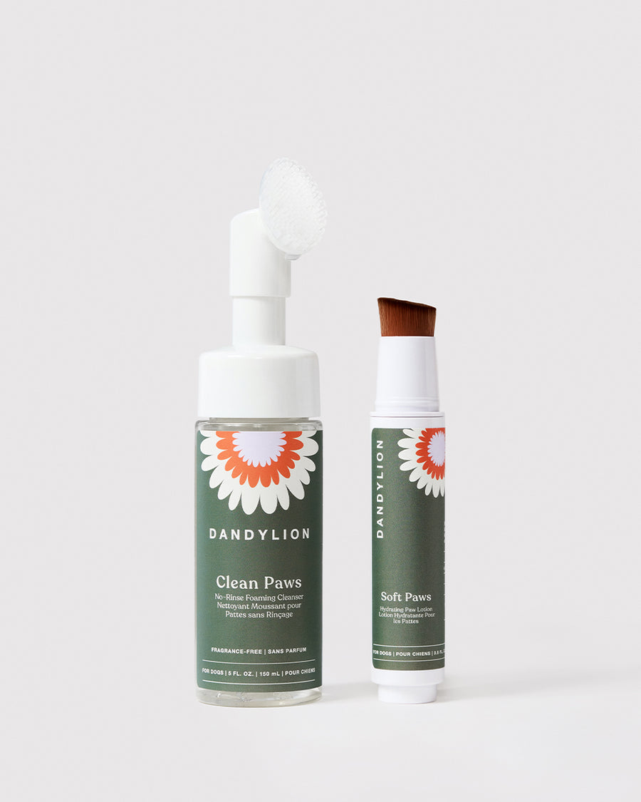 Clean, Soft Paws Kit | Paw Cleanser + Paw Lotion