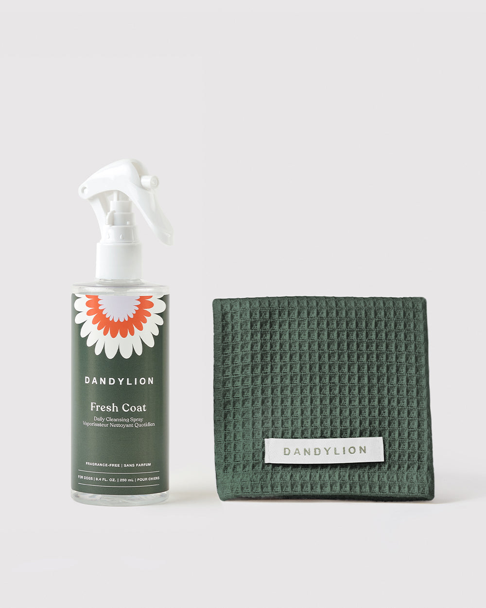 Daily Coat Cleaning Kit | Coat Cleansing Spray + Towel (Green)