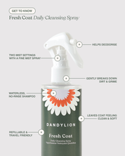 Daily Coat Cleaning Kit | Coat Cleansing Spray + Towel (Green)