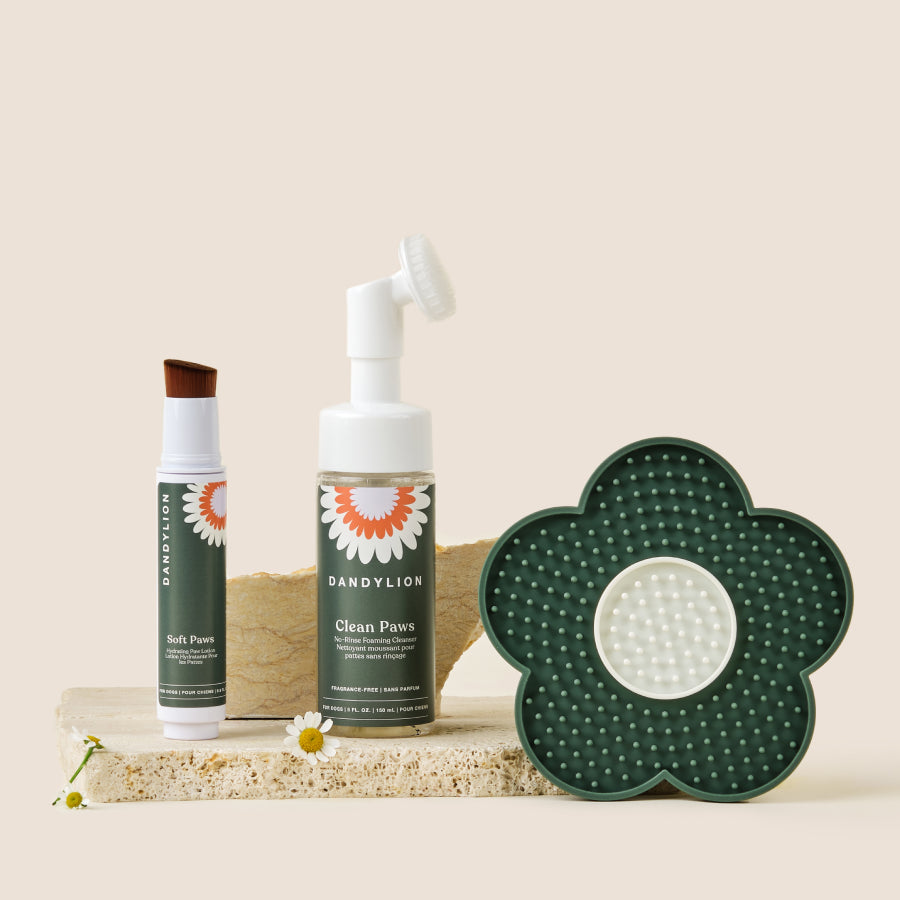 Easy Paw Care Kit | Paw Cleanser + Paw Lotion + Lick Mat