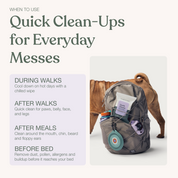 Gentle Cleanse Dog Wipes - 3 Packs of 30