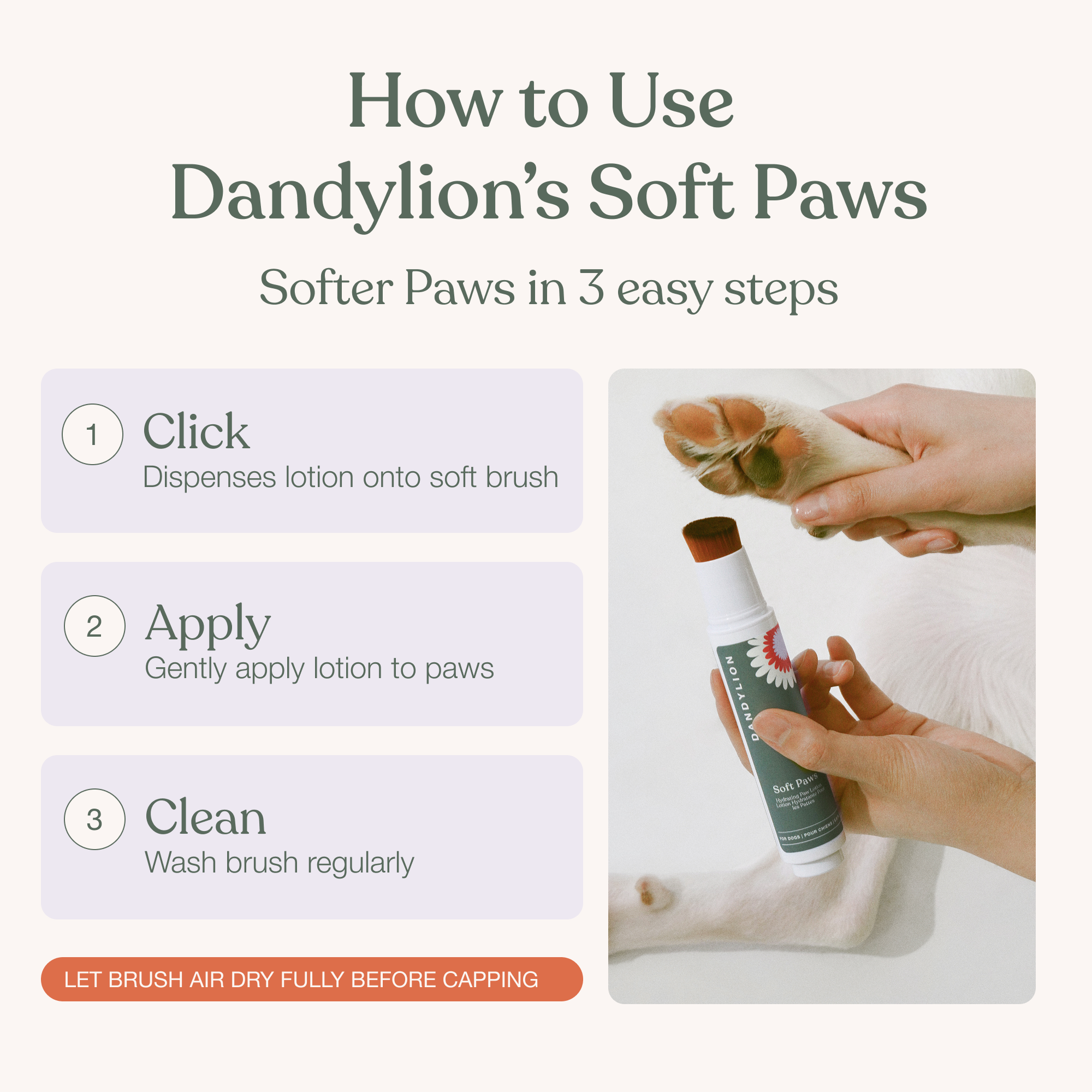 Soft Paws Hydrating Paw Lotion