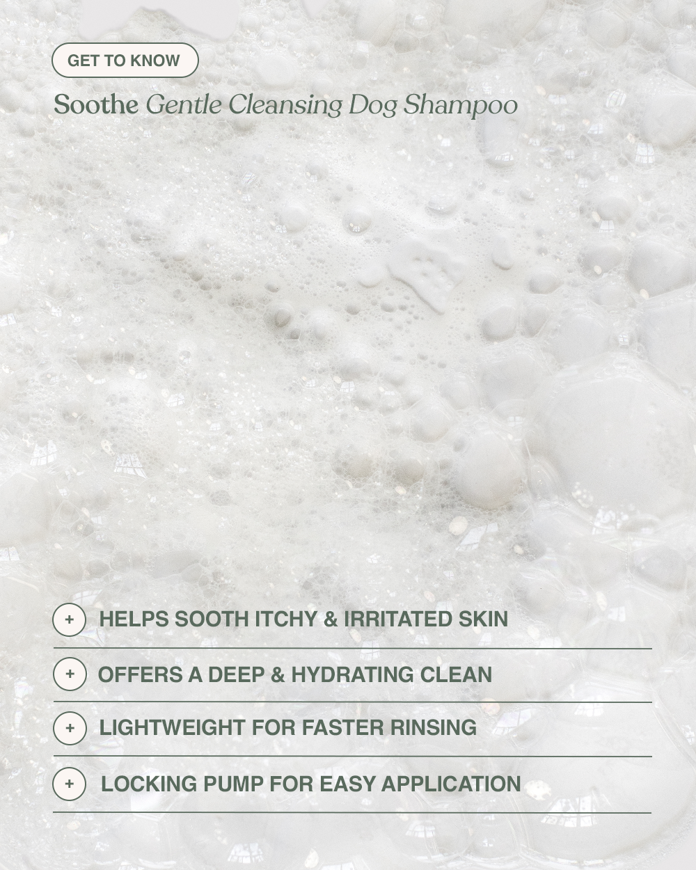 Soothe Gentle Cleansing Dog Shampoo